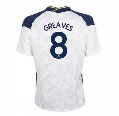 Tottenham Hotspur Home Kit Soccer Jersey GREAVES 8 2020/21